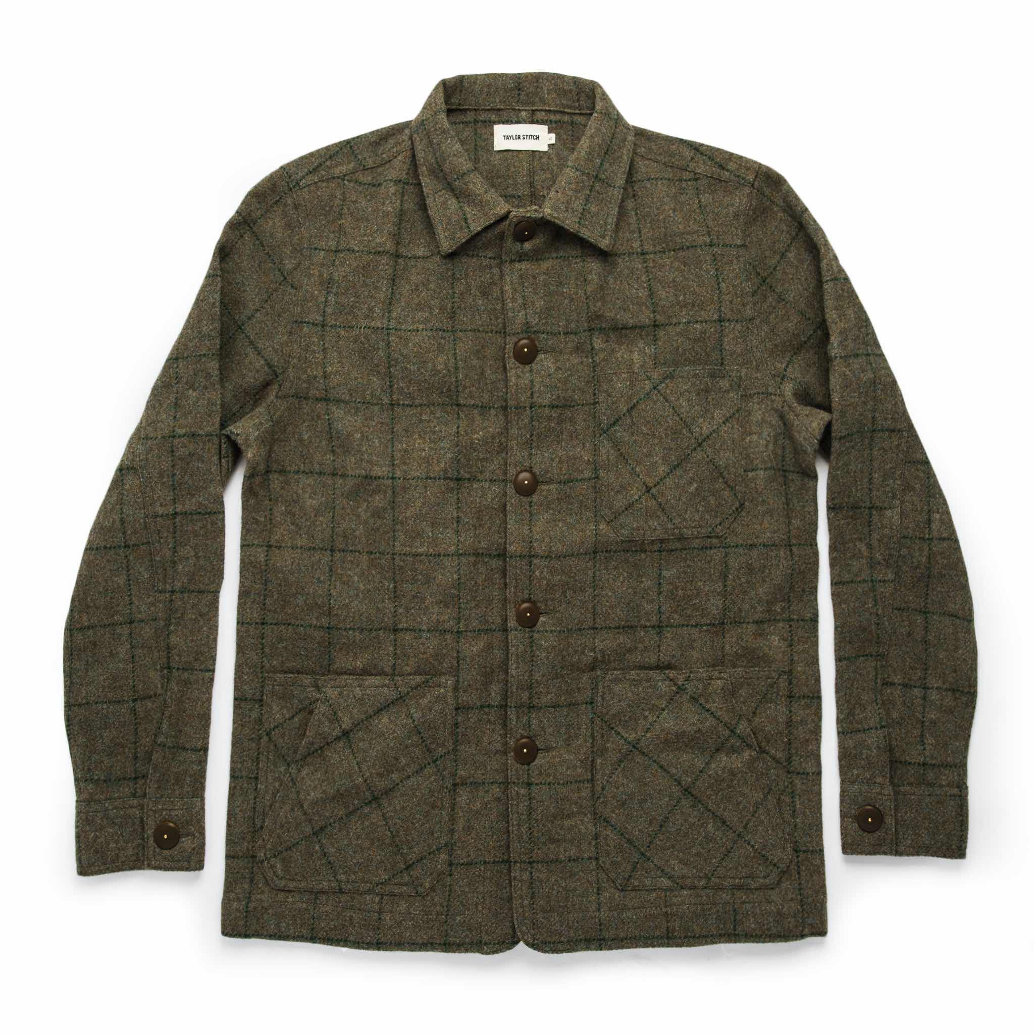 Eauss Ojai Jacket in Windowpane Wool