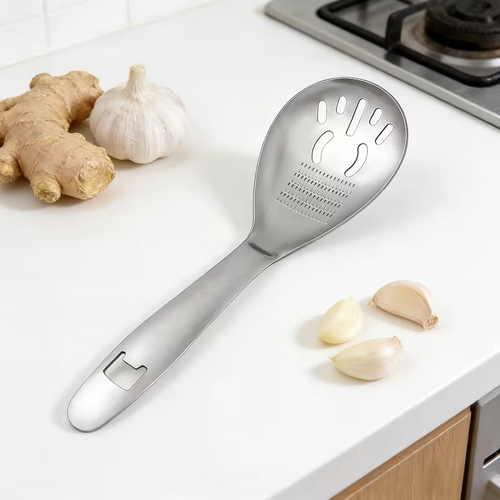Stainless Steel Garlic Ginger Grater Spoon