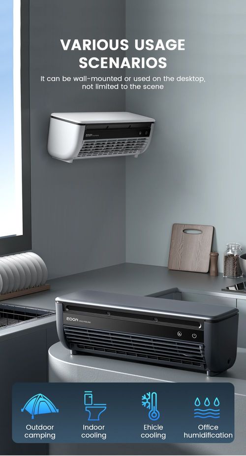 Mini rechargeable portable water mist air cooling air conditioner