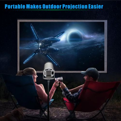The latest small home theater projector  hy300pro  4K  LCD