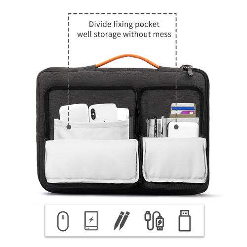 2025 new 15.6-inch laptop bag waterproof computer briefcase