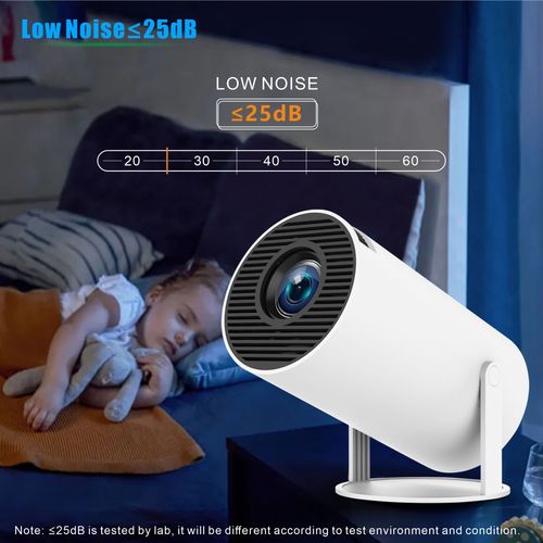 The latest small home theater projector  hy300pro  4K  LCD