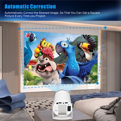 The latest small home theater projector  hy300pro  4K  LCD