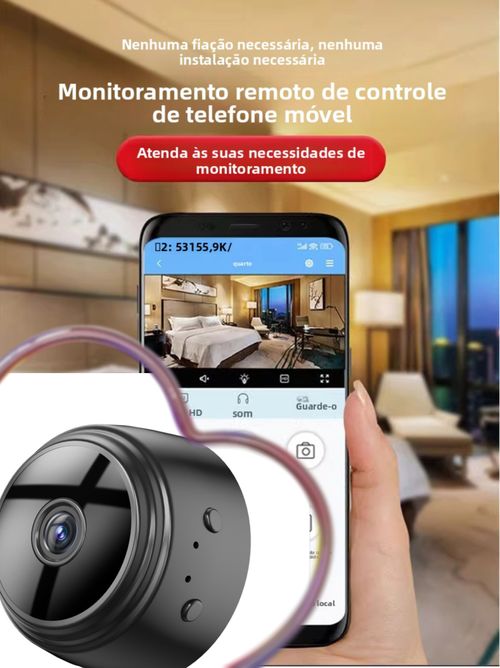 Câmera wifi sem fio sem energia versão wifi