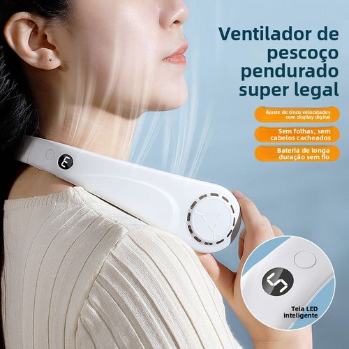 Novo estilo gancho pescoço ventilador