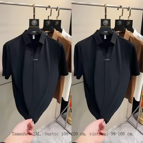Camiseta masculina nova de algodão puro de alta qualidade, cor sólida, manga curta