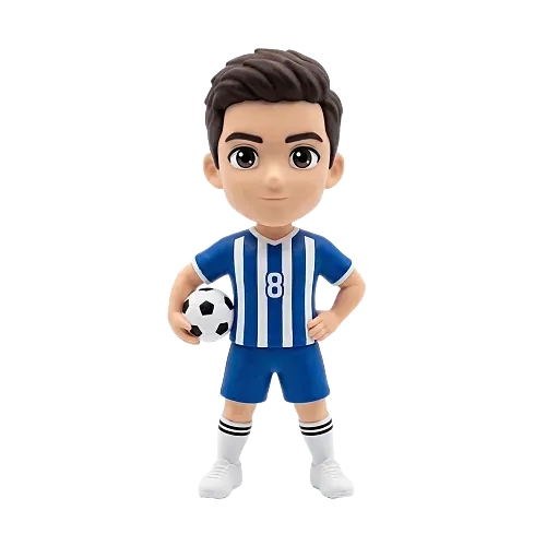 3D cartoon character figurines