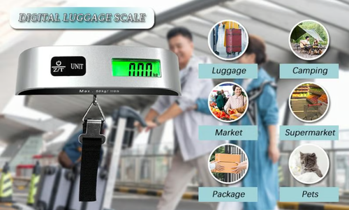 Portable Digital Luggage Scale Accurate Weighing | ELECTRONIC LUGGAGE SCALE