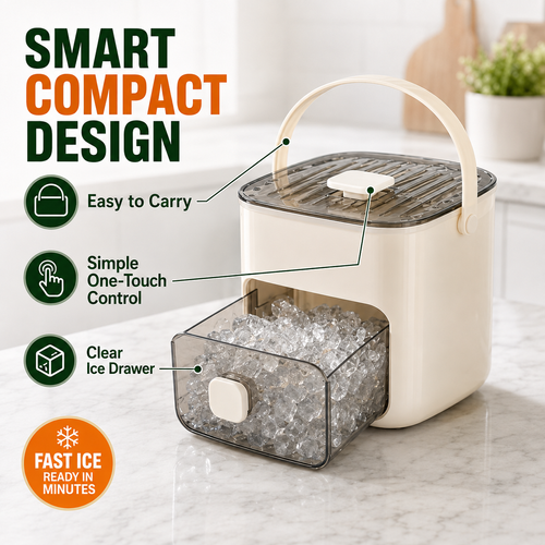 Fast Portable Countertop Ice Maker Machine for Home Office and Travel in Kenya