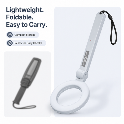🔥HOT SALE🔥 COD！    Metal Detector,180°Rotating Probe,Built-in Sensing Wire Enclosure,Convenient to Carry,ABS Material,Suitable for Outdoor Treasure Hunting in Multiple Scenarios