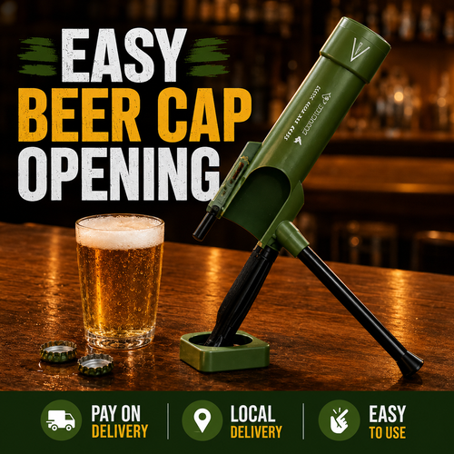 🔥 HOT SALE COD! Strong Beer Bottle Opener – Easy Push Opener for Home & Party