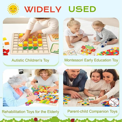 🔥🔥Hot Sale 🔥🔥Colorful Wooden 3D Animal Puzzle Toy