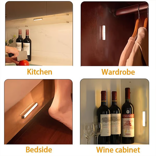 🔥 💡 Punch-free Smart Sensor Magnetic Rechargeable LED Lights
