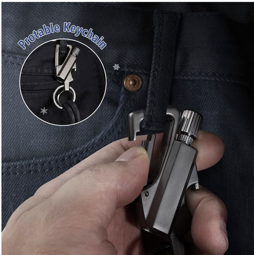 🏆Flash Sale⚡Permanent Match Infinity Lighter with Multitool Keychain Bottle Opener