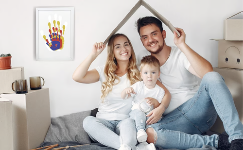 🎁Best Gift-Family Handprint Kit🔥Non-toxic, Odorless, and Harmless