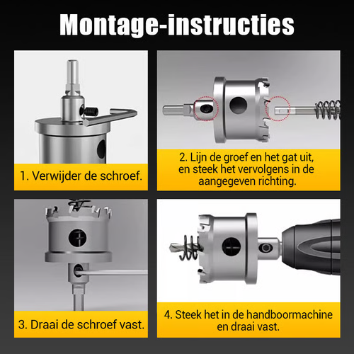 Carbide Tipped Hole Cutter for Metal