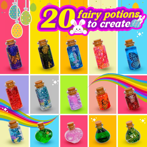 ✨ Alritz Fairy Potions Kit – 20 Magic Bottles DIY Craft Set for Kids & Families