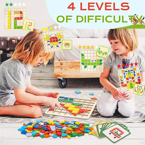 🔥🔥Hot Sale 🔥🔥Colorful Wooden 3D Animal Puzzle Toy