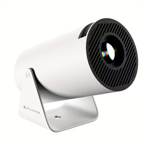1x HY300 Pro Mini Portable Projector with Android 11.0 OS, 4K,1080P Smart Projector, Built-in Speakers, 180° Screen Rotation, Compatible with Netflix,YouTube,Hulu, Plug & Play Home Theater Projector for PC,Laptop-Free Movies, Smart TV