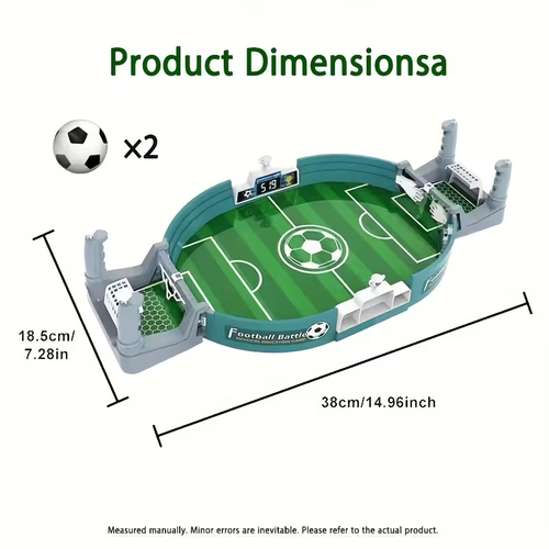 Dual Player Table Soccer Dual Player Family Party Table Soccer Board Game, Portable &amp,Durable Interactive Tabletop Football, Educational Sports Toy