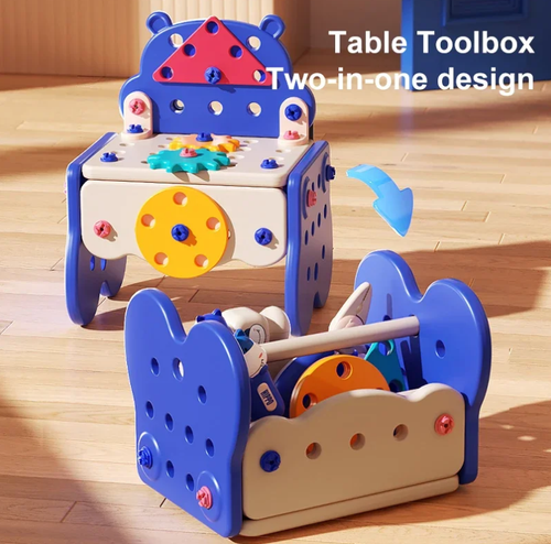 🎁🔥Hippo All-in-one Tool Hub DIY Montessori Tool Box Set
