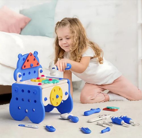🎁🔥Hippo All-in-one Tool Hub DIY Montessori Tool Box Set