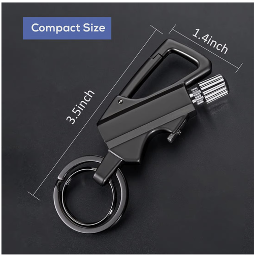 🏆Flash Sale⚡Permanent Match Infinity Lighter with Multitool Keychain Bottle Opener
