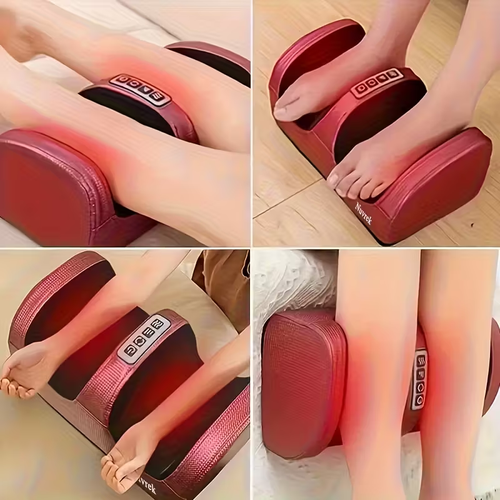 Nuvrek Foot Massager for Circulation And Relaxation - Foot Massager Machine for Relaxation with Heat - Father's Day Gift Mother's Day Gift, Feet Massager, Foot Massager with Heat And Compression, Home Spa, Sleek Massage Device, Ergonomic Design, Easy to Clean, Highquality Materials, Wellness Enthusiasts, Busy Professionals,Random color shipping
