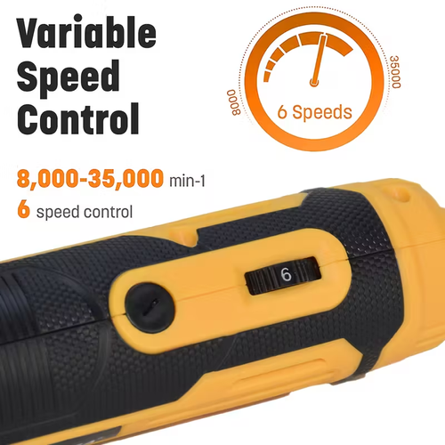 Tool Accessory Kit for Polishing, Cutting, Grinding, And Carving - 120V Electric Rotary Tool