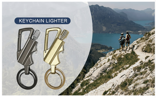 🏆Flash Sale⚡Permanent Match Infinity Lighter with Multitool Keychain Bottle Opener