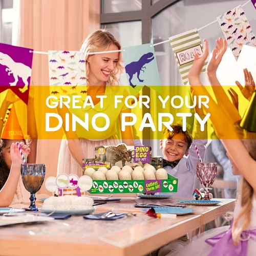 A Set of Dinosaur Fossil Excavation Eggs - 12 Unique Dinosaur Eggs with 12 Adorable Dinosaur Discoveries, Dig Through Several Distinct Dinosaur Eggs, an Archaeological Dinosaur Egg Kit