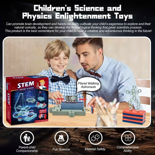 STEM Physics Science Kit, Anti-Gravity Magnetic County Floating Magnetic Set