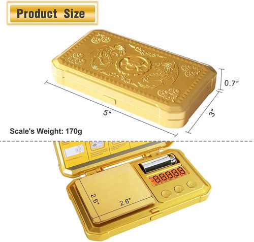 Digital Pocket Gram Scale 200g x 0.01g Accuracy