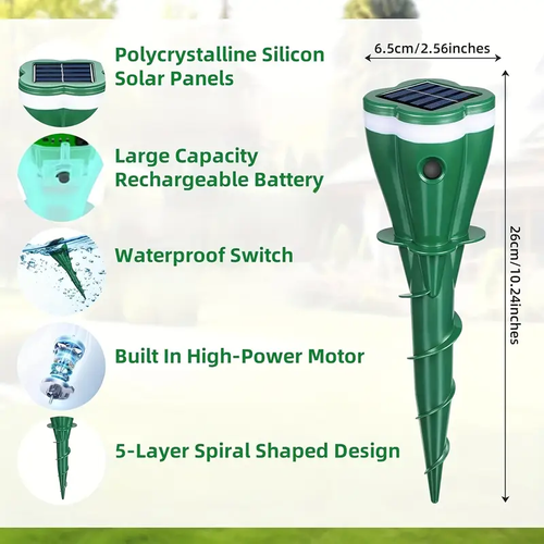 Solar-Powered Pest Defender – Ultimate Outdoor Protection!