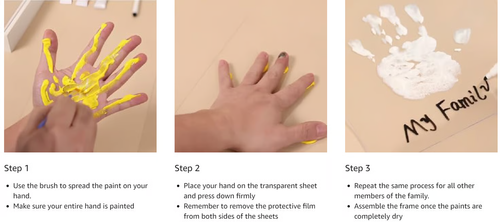 🎁Best Gift-Family Handprint Kit🔥Non-toxic, Odorless, and Harmless