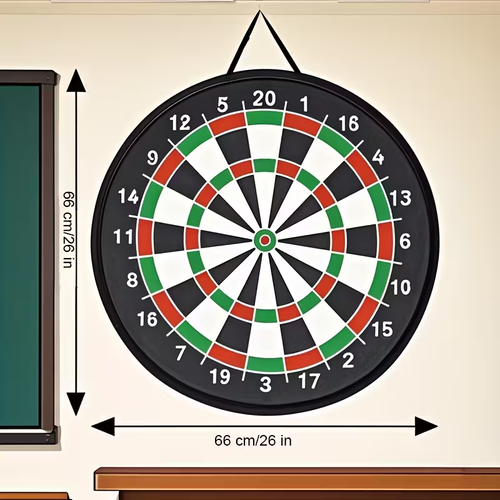 Multi-color Dart Board Set with Sticky Darts - Foldable and Portable for Indoor Outdoor Fun, Perfect for Family Gatherings, Back-to-School Season, Easter, Halloween, Thanksgiving, Christmas, and New Year Gifts