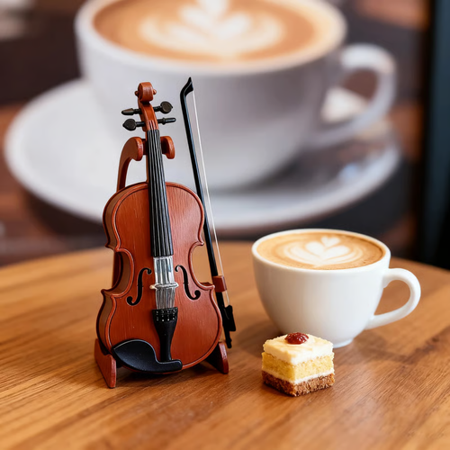 ✨Playable Tiny Violin Figurine
