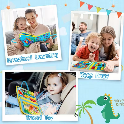 Educational Toy for Youngsters, Includes Life Skills, Letters, Numbers, Shapes, Colors, Animals and Weather, Perfect Travel Companion and Gift for Easter
