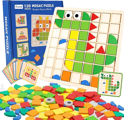 🔥🔥Hot Sale 🔥🔥Colorful Wooden 3D Animal Puzzle Toy