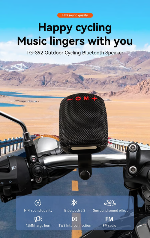 LAST DAY ONLY 49% OFF🔥Portable Cycling Bluetooth Speaker