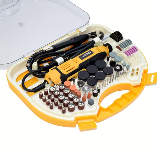 Tool Accessory Kit for Polishing, Cutting, Grinding, And Carving - 120V Electric Rotary Tool