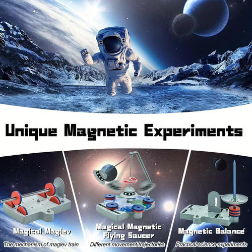 STEM Physics Science Kit, Anti-Gravity Magnetic County Floating Magnetic Set