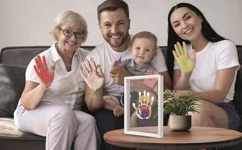 🎁Best Gift-Family Handprint Kit🔥Non-toxic, Odorless, and Harmless