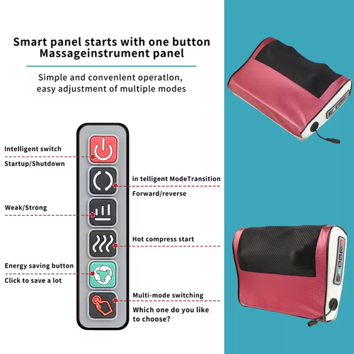Electric Massager Designed for Acupressure on The Neck, Suitable for Massages on The Shoulders, Back, Legs, And Neck, Offering Deep Tissue Kneading,ct Gift ,Random color shipping
