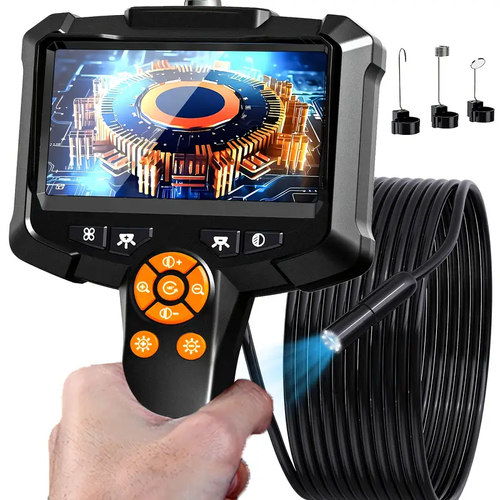 Endoscope, 1080 HD Inspection Camera, Borescope Camera With Light, Snake Camera, 16.5ft Endoscope Camera, Gadgets For Men