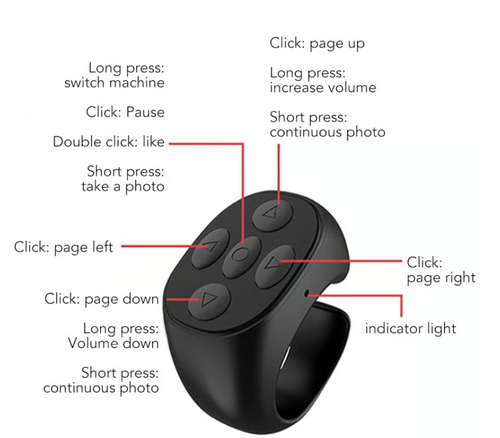 🔥Fingertip Wireless Bluetooth Remote Control