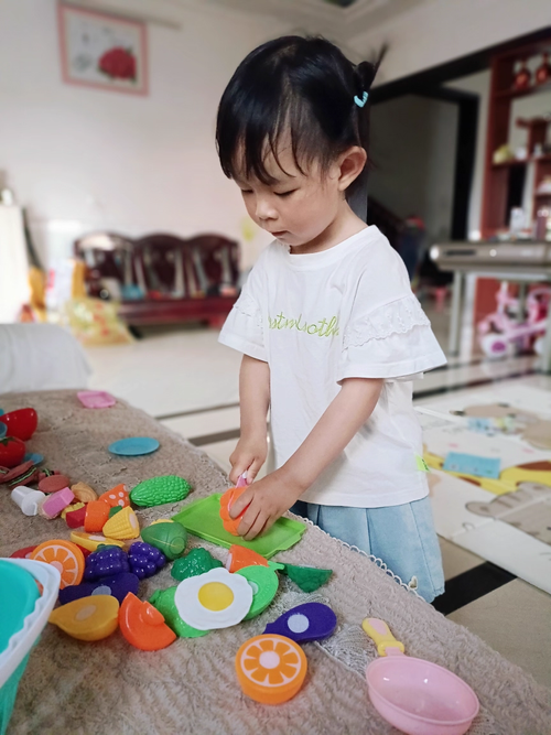 The best gift for children—Cutting Play Food Toy for Kids Kitchen