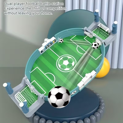 Dual Player Table Soccer Dual Player Family Party Table Soccer Board Game, Portable &amp,Durable Interactive Tabletop Football, Educational Sports Toy