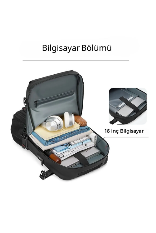 Versatile Large Travel Backpack, USB Charging Business Laptop Backpack, With Shoe Compartment, Waterproof School Backpack, Ideal Choice For Gifting, Backpack, Easter Gift, For Women, Portable Backpack For Hiking And Outdoor Activities