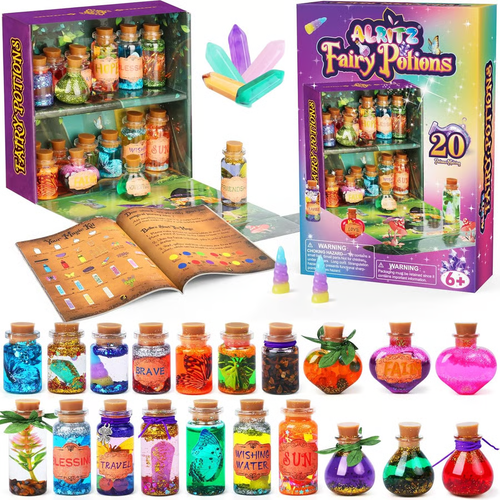 ✨ Alritz Fairy Potions Kit – 20 Magic Bottles DIY Craft Set for Kids & Families
